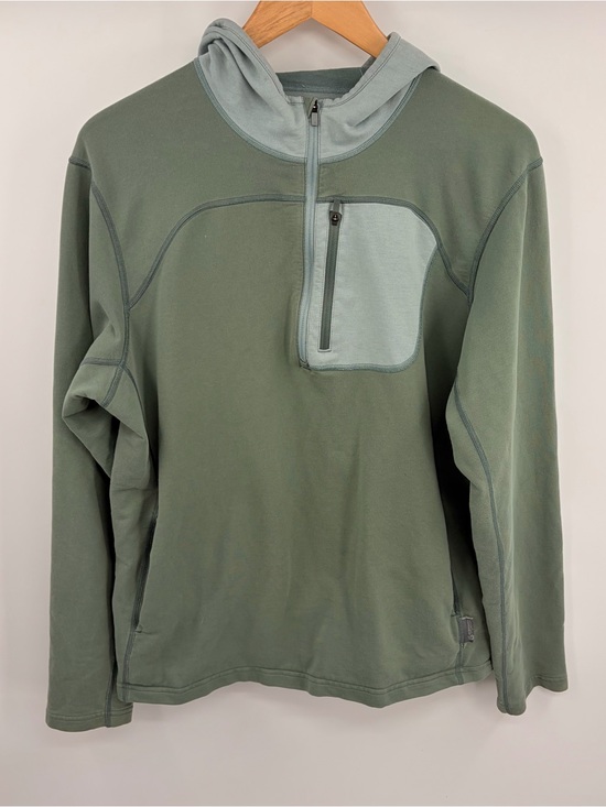 Mountain Hardwear Other - Mountain Hardware 1/4 zip sage green pullover hoodie sweatshirt men’s L hiking